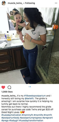 18 Weeks Postpartum Mom Amazed With Her Results