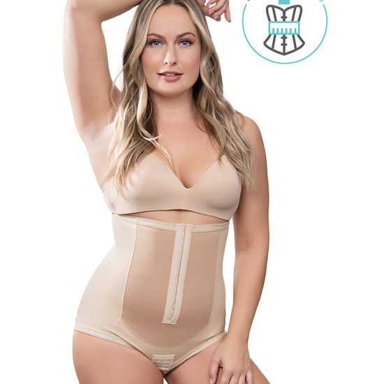 Postpartum Corset Girdle + Cheekster Corset - Bellefit Postpartum Girdles and Corsets