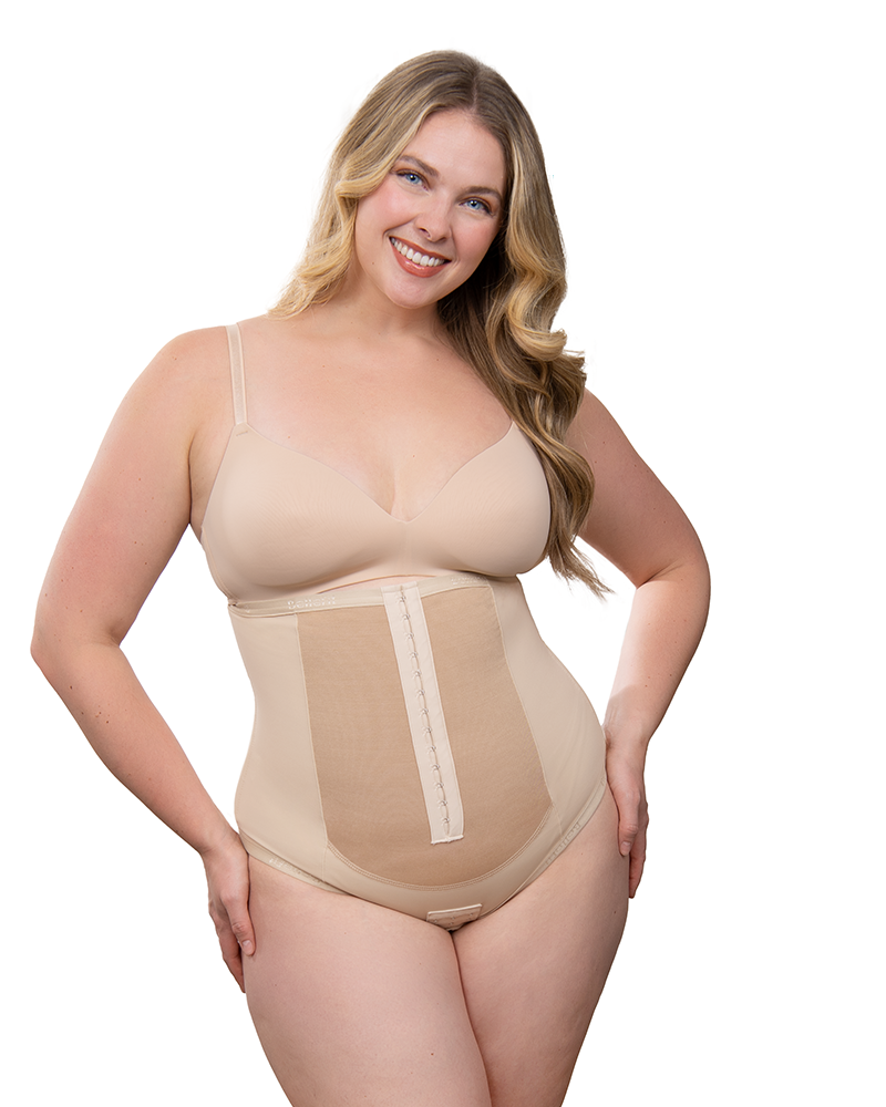 Postpartum Corset Girdle + Cheekster Corset - Bellefit Postpartum Girdles and Corsets