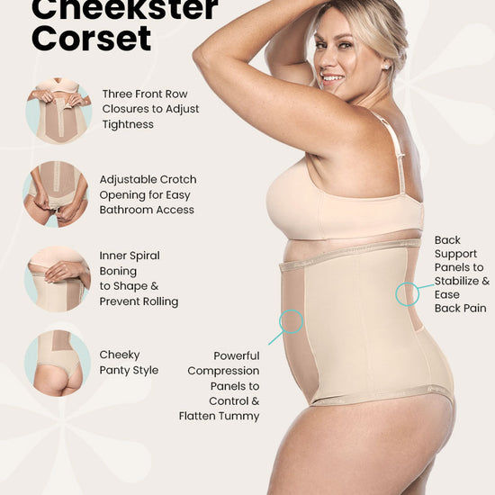 postpartum cheekster girdle