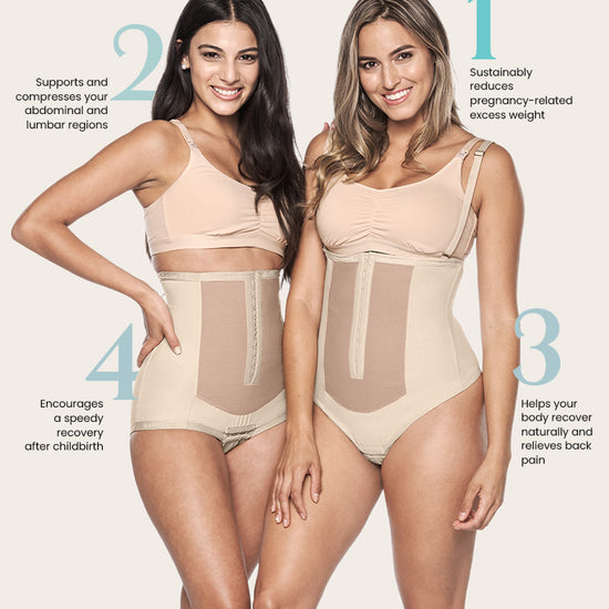 Girdle with Side Zipper - Bellefit Postpartum Girdles and Corsets