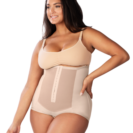 Postpartum Corset Girdle + Cheekster Corset - Bellefit Postpartum Girdles and Corsets