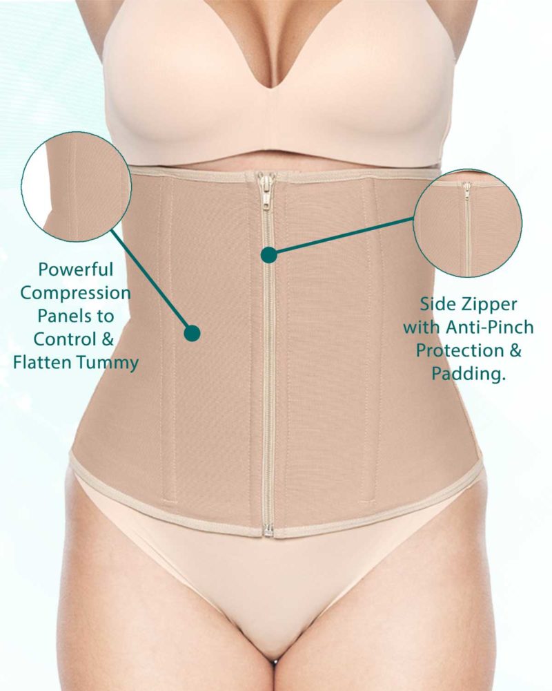 Abdominal Binder w/ Zipper - Bellefit Postpartum Girdles and Corsets