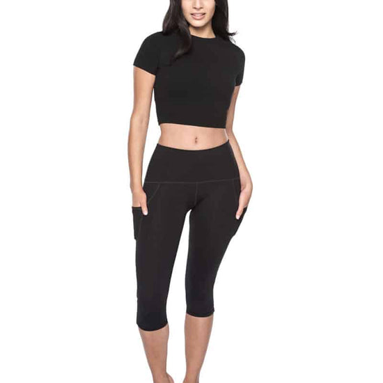 Capri Compression Leggings - Bellefit Postpartum Girdles and Corsets