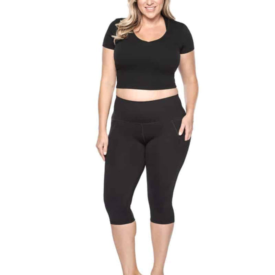 Capri Compression Leggings - Bellefit Postpartum Girdles and Corsets