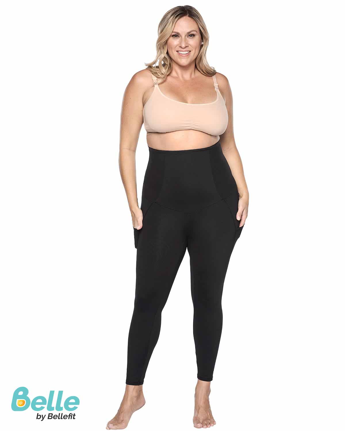 Bodysuit Corset + Postpartum Girdle Corset + High-Waisted Postpartum Support Legging - Bellefit Postpartum Girdles and Corsets