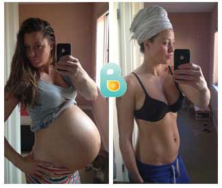 Mom of Twins Avoids Post Pregnancy Belly Pooch