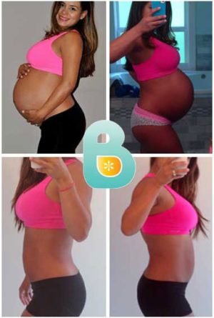 My tummy is almost flat again and it’s only been 10 weeks since I gave birth to my baby