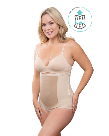 Girdle w/ Side Zipper + Girdle w/ Front Zipper - Bellefit Postpartum Girdles and Corsets