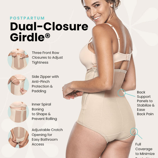 dual closure girdle features