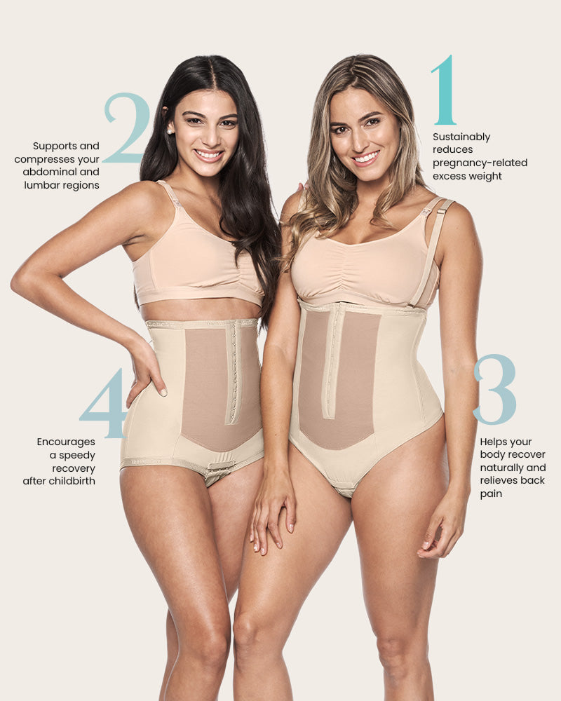 Girdle with Side Zipper - Bellefit Postpartum Girdles and Corsets