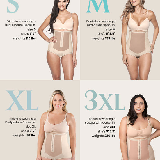 bellefit different sizes