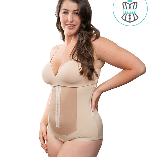 Postpartum Girdle + Dual Closure Girdle Bundle - Bellefit Postpartum Girdles and Corsets