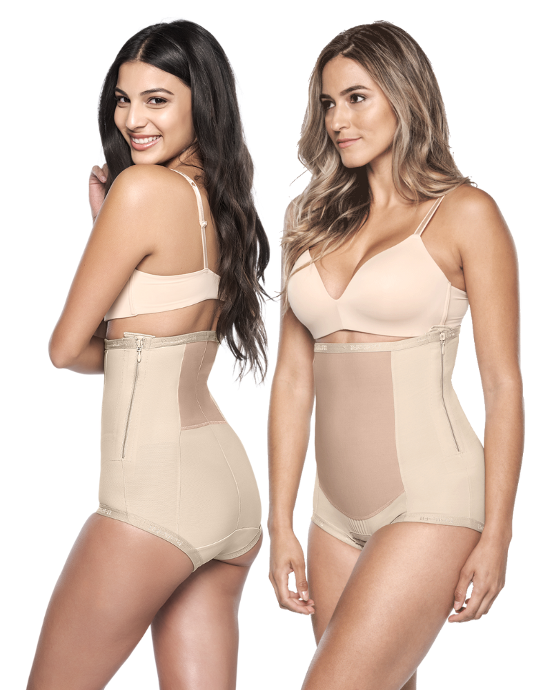 Two Girdle With Side Zippers Bellefit Postpartum Girdles