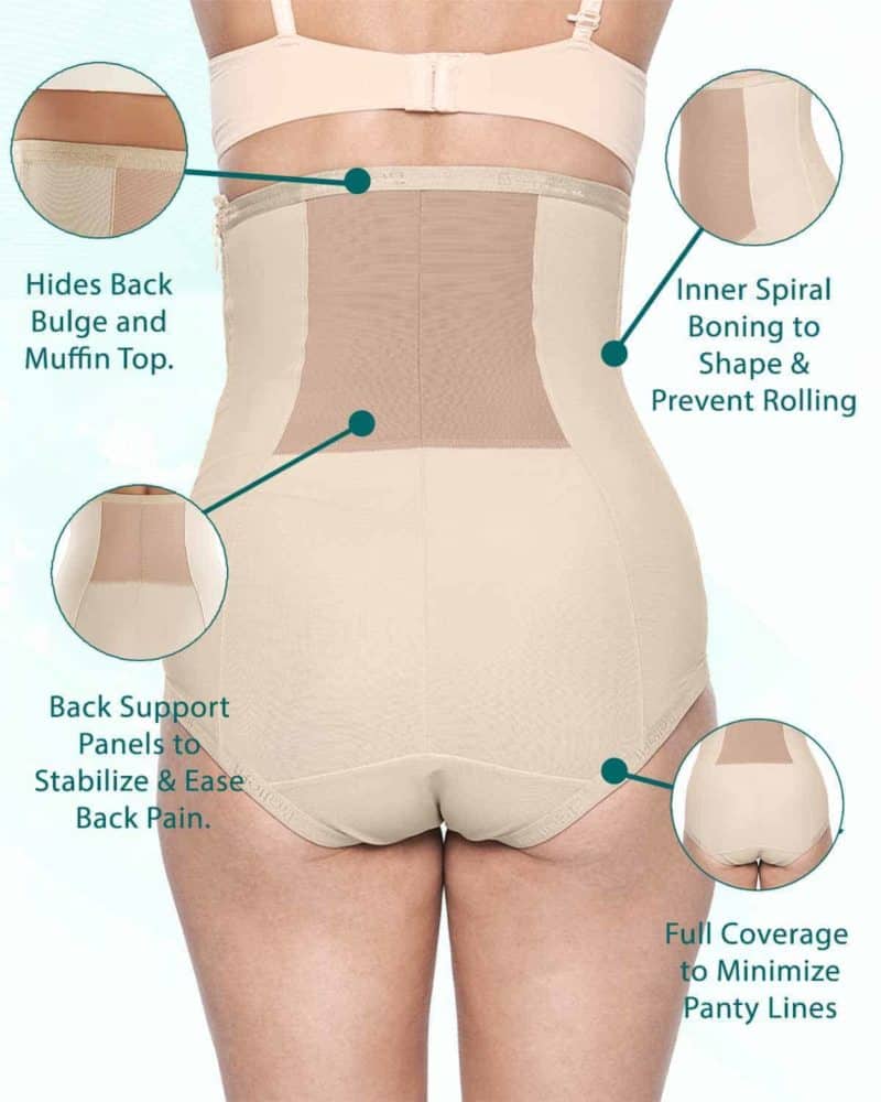 MT 200257 Corset - side and back pads for the buttocks and to hide the belly