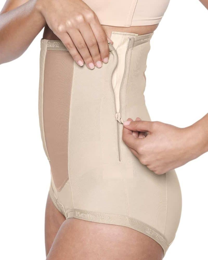 Girdle w/ Side Zipper + Girdle w/ Front Zipper - Bellefit Postpartum Girdles and Corsets