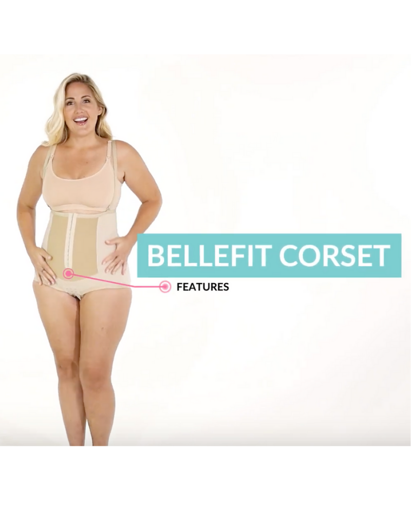 Bellefit Tummy Control Postpartum Body Shaper Corset Pull Up Belly Band  Shape