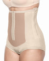 lateral zipper dual closure girdle