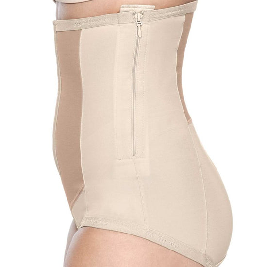 side zipper dual closure girdle
