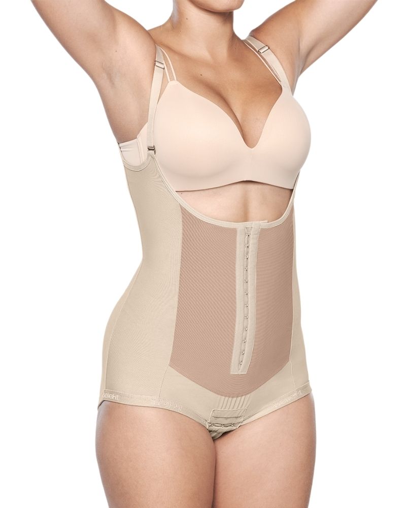 Bellefit Postpartum Girdle with Side Zipper Belly Band Slim Tummy Control  Corset