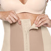 three rows of hook and eye closure girdle