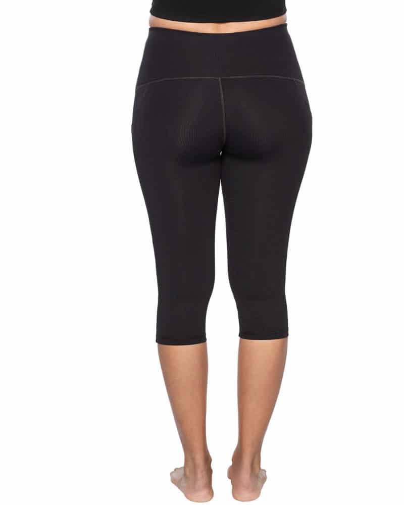 SELONE Compression Leggings Capris With Pockets High Waist Casual