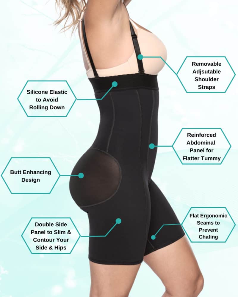 Bellefit Power Bodysuit with Reinforced Abdominal Panel